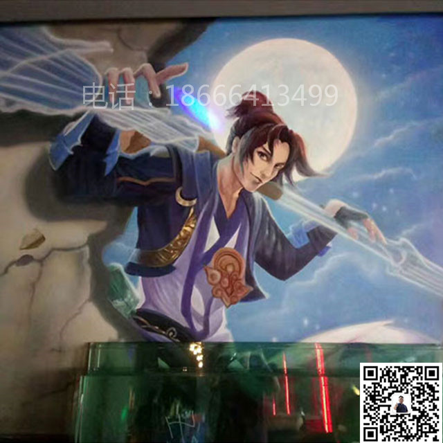 东莞市元美文化艺术有限公司_网咖壁画_网咖壁画