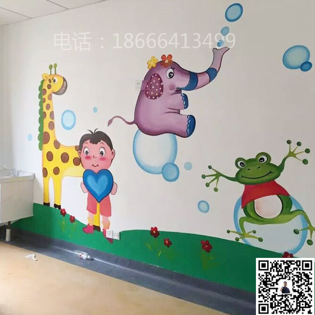 幼儿园彩绘24_幼儿园墙绘