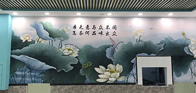 深圳市南山区大学城餐厅墙绘